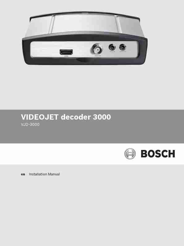 BOSCH VIDEOJET DECODER 3000 VJD-3000-page_pdf
